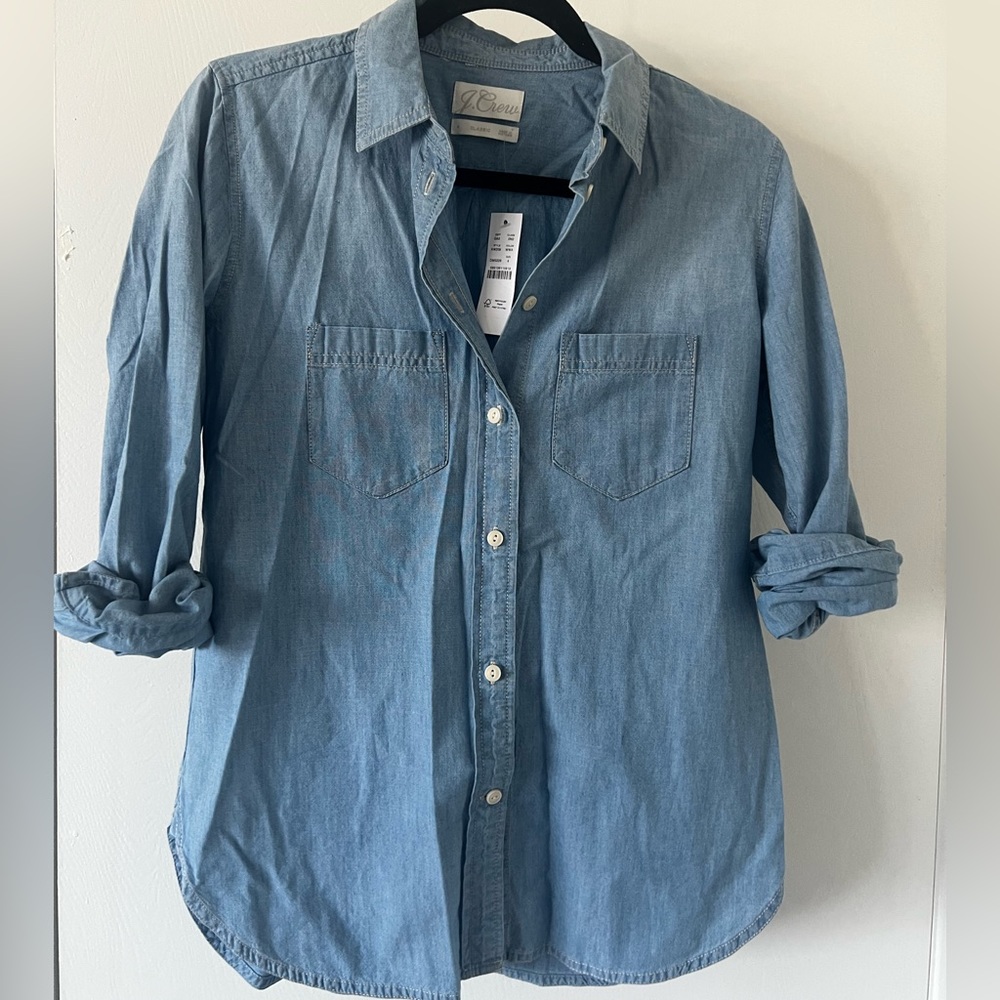 NWT J. Crew Chambray Shirt